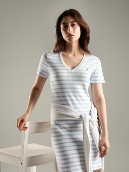 Tommy Hilfiger - Blue Stripes Regular Dress