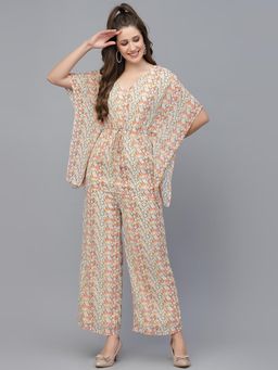 Mafadeny - Multi-Color Printed Regular Co-Ord Set