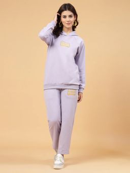 RIGO - Purple Printed Oversized Co-Ord Set