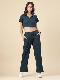 RIGO - Teal Solid Regular Co-Ord Set