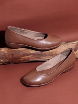 Inc.5 - Womens Brown Party Wear Solid Pointed Toe Pump Heels