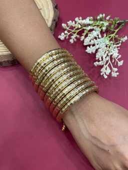Digital Dress Room - Gold Spring Coil Tribal Spiral Bangle