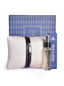 Gleevers - Gift Box- for Him Old Cask Small Perfume and Bracelet (Set of 2)