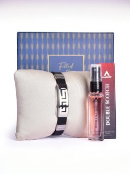 Gleevers - Gift Box- for Him Double Scotch Small Perfume and Bracelet (Set of 2)