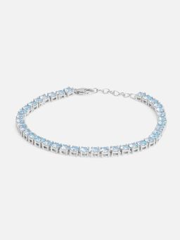 Mia by Tanishq - Fresh Blue Silver Bracelet