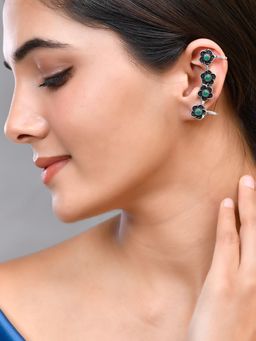 Silvermerc Designs - Oxidised Silver Earcuffs