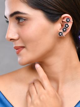 Silvermerc Designs - Oxidised Silver Earcuffs