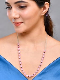 Silvermerc Designs - Pink Beads Necklace