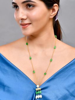 Silvermerc Designs - Pearl Beads Pendant Necklace