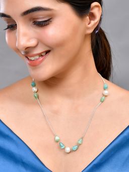 Silvermerc Designs - Beaded Pearl Necklace