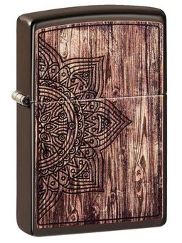 Zippo - Wood Mandala Design Windproof Pocket Lighter