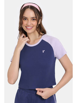 Zivame - Rosaline Bellwether Blue Loungewear Top