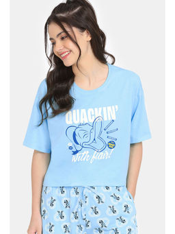 Zivame - Rosaline Mickey & Donald Knit Atomizer Cotton Top
