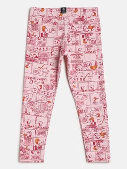 Puma - X Peanuts Aop Girls Pink Tights