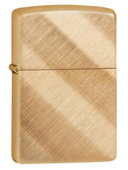 Zippo - Classic Diagonal Weave Brass Windproof Pocket Lighter