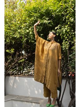 Silai Studio - Kalindi Button-down Kurta With Pant And Slip