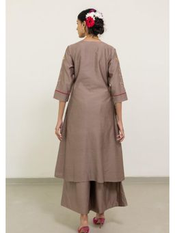 Silai Studio - Chhayaa Embroidered Kurta with Palazzo and Dupatta
