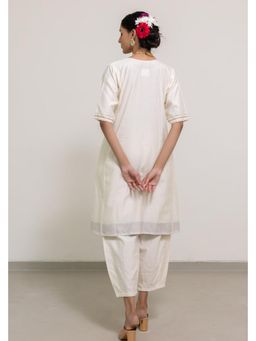 Silai Studio - Chitrimaa Chanderi Embroidered Kurta and Pant