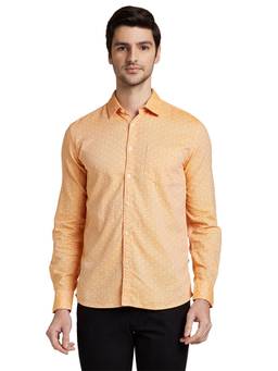 Parx - Medium Orange Casual Shirt