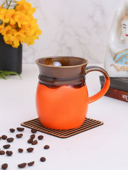 CLAY CRAFT - Fine Ceramic Milk Mug - 350 ml - 2Pc