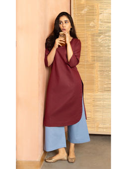 SURMA - Fairy Lights Co-ord Set in Burgundy