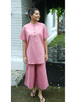 SURMA - Salt & Pepper Co-Ord Set in Pink