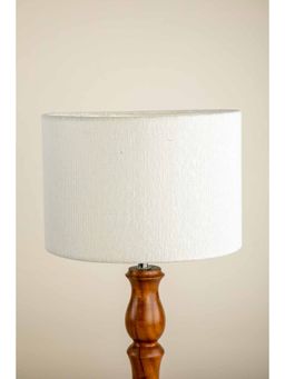 Freedom Tree - Loose Off White Weave Drum Medium Lamp Shade