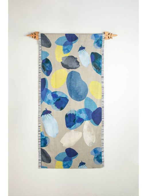 Freedom Tree Chasing Coastal Blue Monsoon Wall Panel