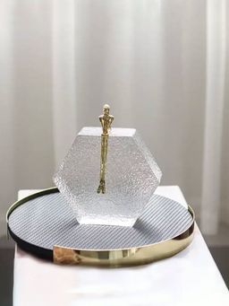 Smokey Cocktail - European Crystal Decor Clear