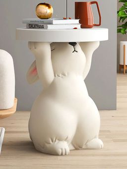 Smokey Cocktail - Rabbit Table Decor Sculpture Cream
