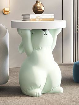 Smokey Cocktail - Rabbit Table Decor Sculpture Green