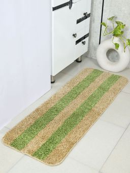 Saral Home - Shimo Microfiber Soft Antiskid Runner Beige