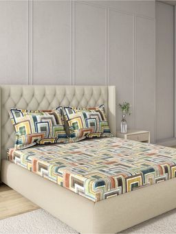 Homes - Premium Microfiber Double Bedsheet with 2 Pillow Covers