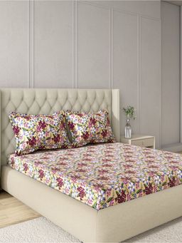 Homes - Premium Microfiber Double Bedsheet with 2 Pillow Covers