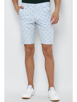 Allen Solly - Men Blue Slim Shorts