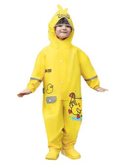 Little Surprise Box - Yellow Duckling Theme Full Jumpsuit Raincoat