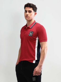 U.S. POLO ASSN. - Polo Red Colorblock T-Shirt