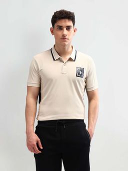 U.S. POLO ASSN. - Polo Beige Colorblock T-Shirt