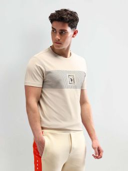 U.S. POLO ASSN. - Beige Printed T-Shirt