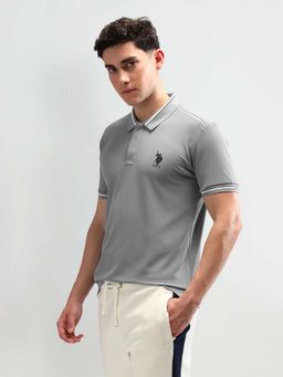 U.S. POLO ASSN. - Polo Grey Solid T-Shirt