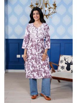 ILLICA - Monochromatic Printed Long Kurta