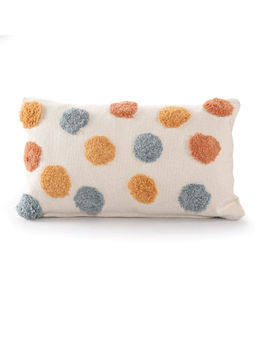 Sashaa World - Tufted Multi-Coloured Dot Cushion
