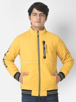 CRIMSOUNE CLUB - Boys Yellow Graffiti Padded Jacket