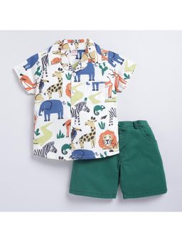 Snuggly Monkey - Monkey Jungle Theme Shirt With Shorts