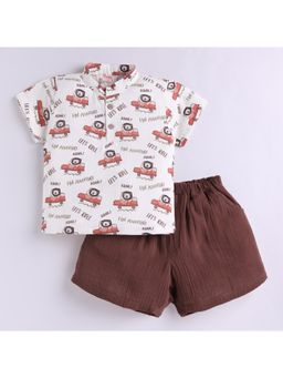Snuggly Monkey - Monkey Adventure Theme Shirt With Shorts