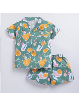 Snuggly Monkey - Monkey Summer Theme Shirt With Shorts