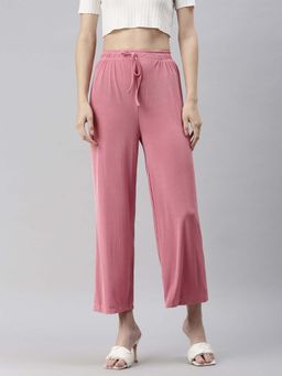SHOWOFF - Pink Solid Palazzo