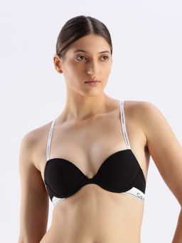 Calvin Klein - Black Three Fourth Coverage Lightly Padded Wired Bra