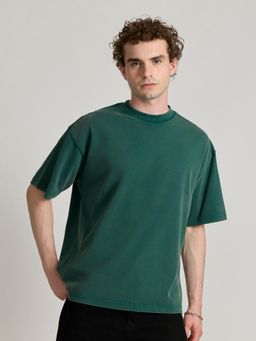 Espanshe - Kellington - Baggy T-Shirt - Emerald Green