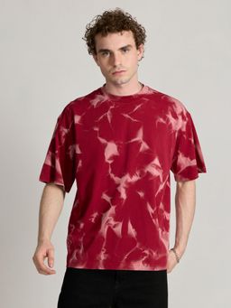 Espanshe - Kellington - Baggy T-Shirt - Cranberry Red